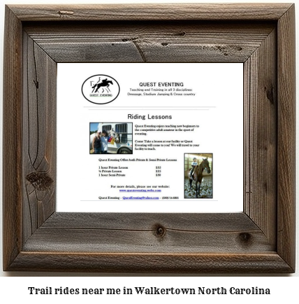 trail rides near me in Walkertown, North Carolina